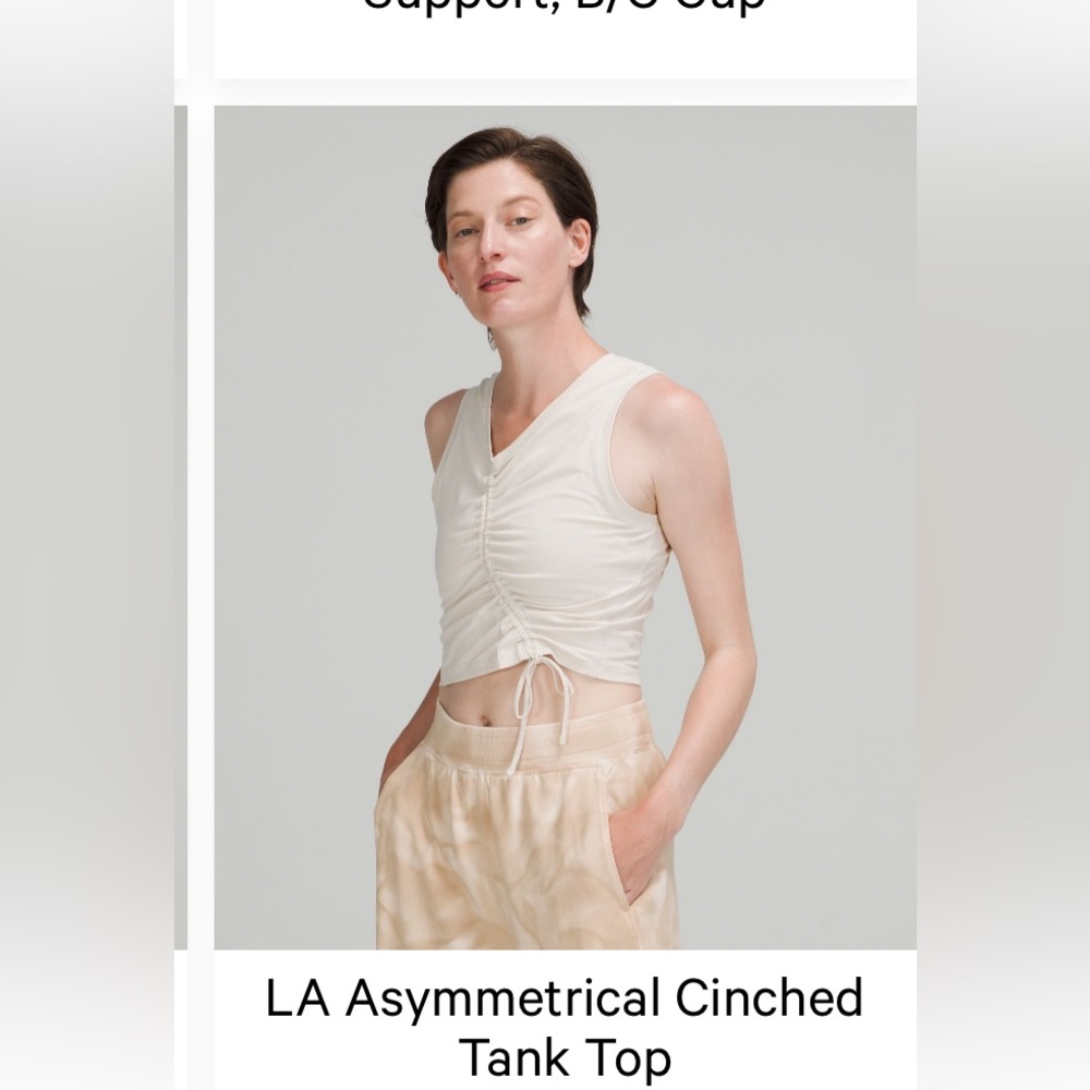 Lululemon asymmetrical tank
